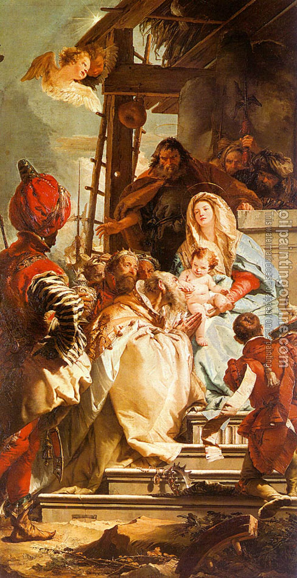 Tiepolo, Giovanni Battista - The Adoration of the Magi